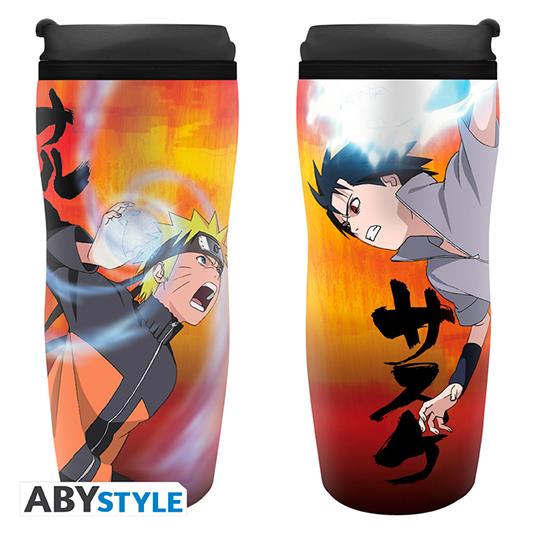 Naruto Shippuden: ABYstyle - Naruto Vs Sasuke (Travel Mug / Tazza Da Viaggio)