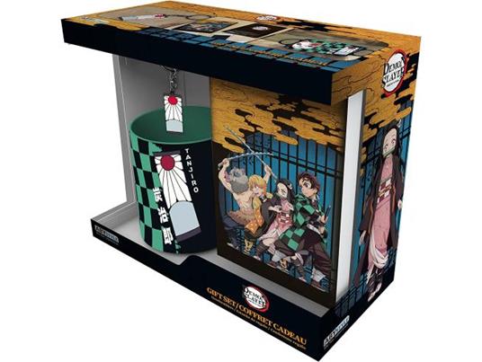 Demon Slayer - Tazza 320Ml + Portachiavi + Agenda "Tanjiro" Abystyle