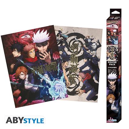 Jujutsu Kaisen: ABYstyle - Group And Schools (Set 2 Chibi Posters 52X38)