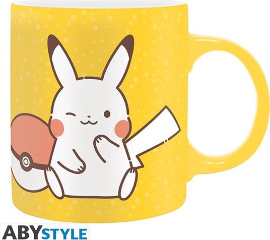 Tazza Pokemon Pikachu Cute w/Pokeball - Abystyle - Idee regalo