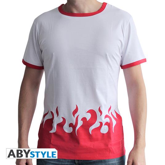T-Shirt Unisex Tg. XS Naruto Shippuden: 4Th Hokage White Premium