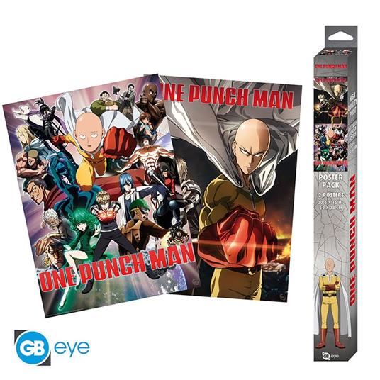 One Punch Man: GB Eye - Saitama & Genos (Set 2 Posters 52X38)