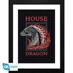 House Of The Dragon: GB Eye - Red Dragon (Framed Print / Stampa In Cornice 30X40)