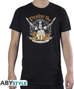 Dark Souls: Praise The Sun Black New Fit (T-Shirt Unisex Tg. 2XL)