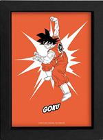 Dragon Ball Z: The Good Gift - Pop Color - Goku (Frame Kraft 15x20Cm / Stampa In Cornice)