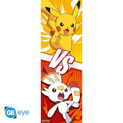 Pokemon: GB Eye - Pikachu And Scorbunny (Door Poster 53X158 Cm)