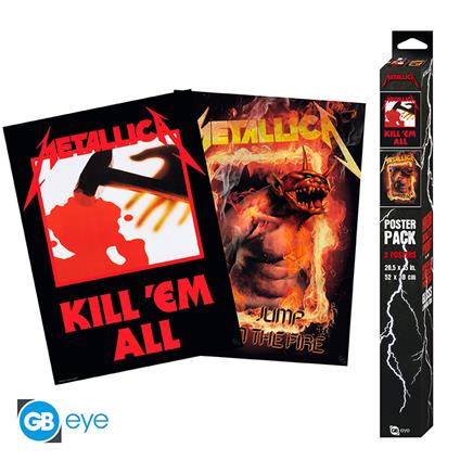 Metallica: GB Eye - Kill''Em All/Fire Guy (Set 2 Poster 52X38)