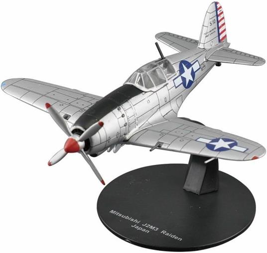 DeAgostini WWII Mitsubishi J2M3 Raiden US Captured 1/72 Modellino