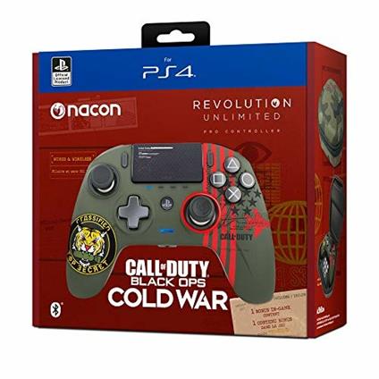 NACON Revolution Unlimited Pro Gamepad PC, PlayStation 4 Analogico/Digitale Bluetooth/USB Nero