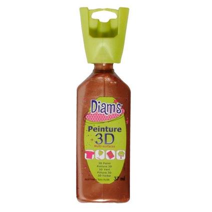 Bottigliette da 37 ml Diam's 3D - rame perlato