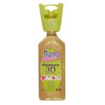 Bottigliette 3D Diam's da 37 ml - oro perlato