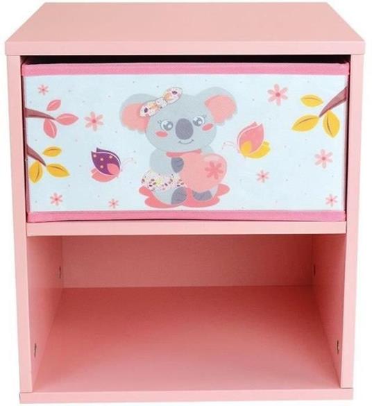 CALLY MIMI KOALA Comodino con cassetto ± 36 x 33 x 30 cm per bambini - 2