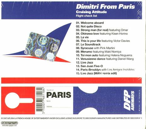 Cruising Attitude - CD Audio di Dimitri from Paris - 2