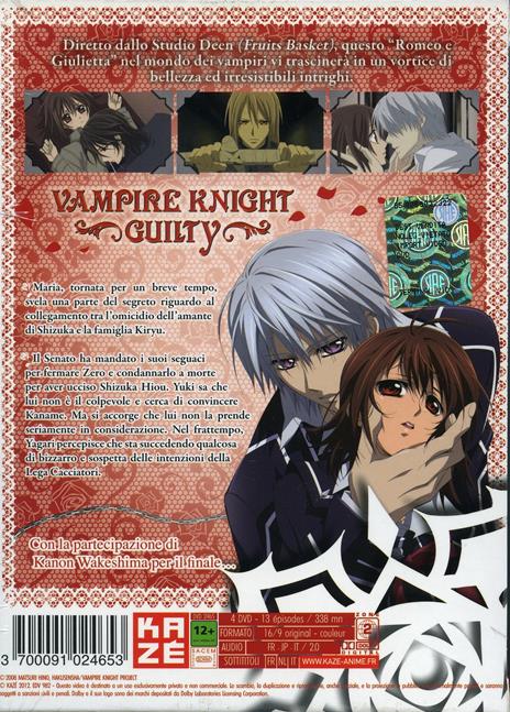 Vampire Knight Guilty. Stagione 2. Complete Box (4 DVD) di Kiyoko Sayama - DVD - 2