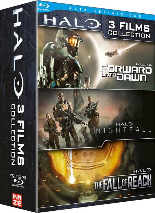 Halo. Forward Unto Dawn / Nightfall / The Fall Of Reach (3 Blu-ray) di Ian Kirby,Sergio Mimica-Gezzan - Blu-ray