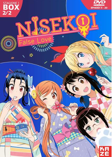 Nisekoi. False Love - Stagione 01 #02 (Eps 01-10). Serie TV ita (2 DVD) di Naoyuki Tatsuwa,Akiyuki Shinbo - DVD