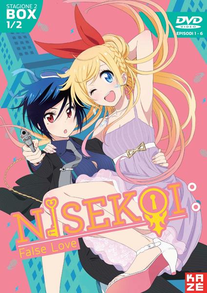 Nisekoi False Love. Stagione 02 vol. 1 (Eps 01-06) (DVD) di Naoyuki Tatsuwa,Akiyuki Shinbo - DVD