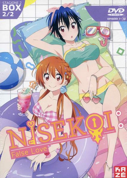Nisekoi. False Love. Stagione 02 #02 (Eps 07-12) (DVD) di Naoyuki Tatsuwa,Akiyuki Shinbo - DVD
