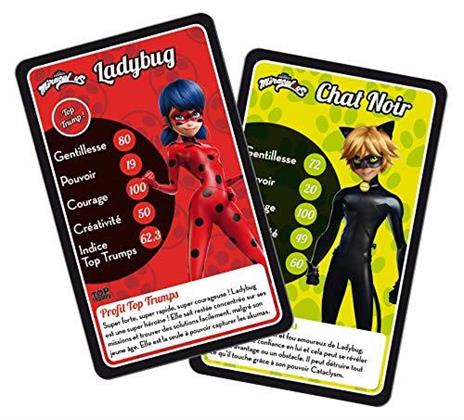 Top Trumps MIRACULOUS Versione Francese, 0447 - 3