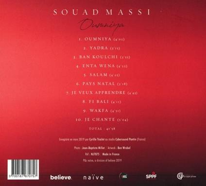 Oumniya - CD Audio di Souad Massi