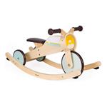 TRICICLO 2 IN 1 A DONDOLO IN LEGNO BEBE'' EVOLUTIVO
