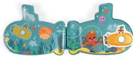 Janod, il Mio Libro da Bagno Subacqueo, Tema Oceano, Giocattolo Didattico della Prima Infanzia, A Partire da 1 Anno, J04716 - 6