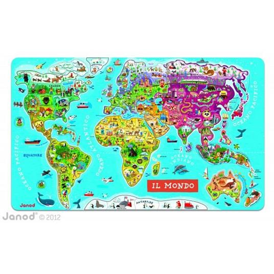Il Mondo. Puzzle magnetico