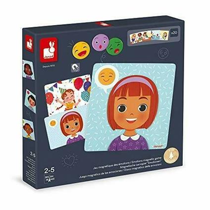 Janod, Gioco Magnetico delle Emozioni, Gioco Educativo per La Prima Infanzia, A Partire dai 2 Anni in Su, J08038