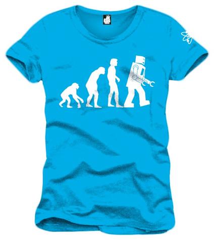 T-Shirt uomo Big Bang Theory. Evolution