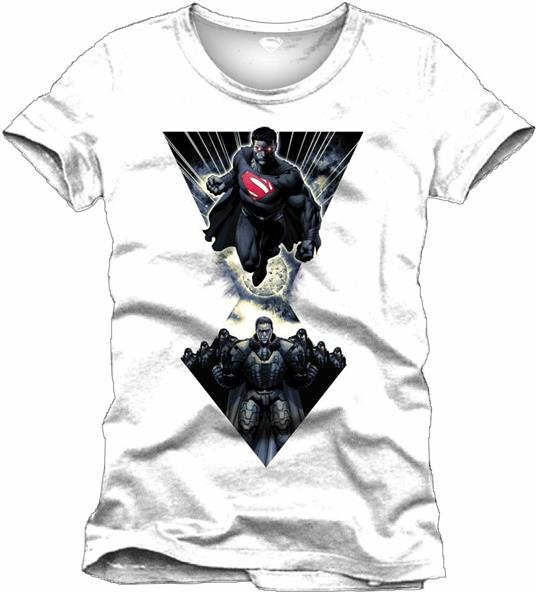 T-Shirt uomo Superman. Man of Steel Krypton Force