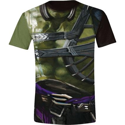 T-Shirt Unisex Tg. XL Thor: Ragnarok. Hulk Costume Green Black