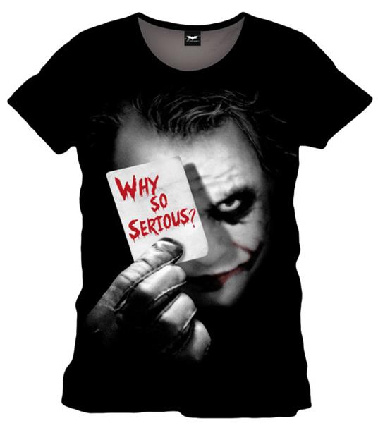 T-Shirt uomo Batman the Dark Knight. Why so Serious?