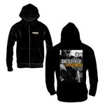 Felpa con cappuccio e zip uomo Battlefield Hardline. Hardline Poster Zipped Hoodie Black