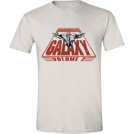 T-Shirt Unisex Tg. S Guardians Of The Galaxy 2. Milano Patch White