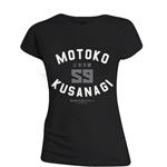 T-Shirt Donna Ghost In The Shell. Motoko Kusanagi Black