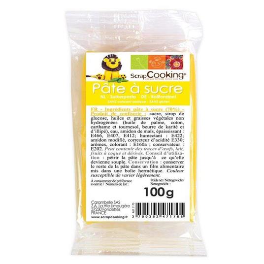 Pasta di zucchero gialla 100 g