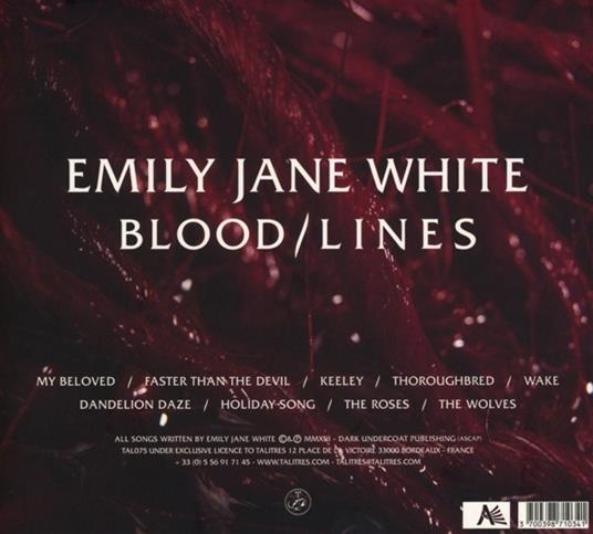 Blood/Lines - CD Audio di Emily Jane White - 2