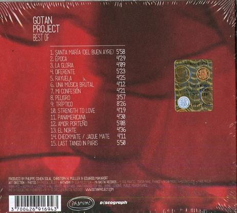 Best of - CD Audio di Gotan Project - 2