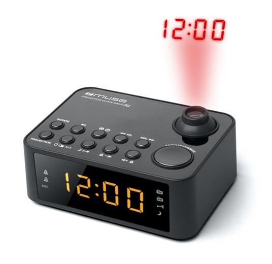 Muse M-178P radio Orologio Digitale Nero