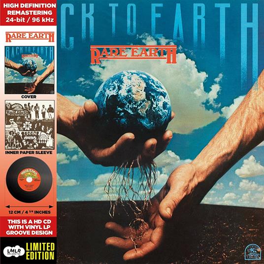 Back To Earth (Vinyl Reissue) - CD Audio di Rare Earth