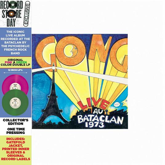 Live 1973 Bataclan (Coloured Vinyl) - Vinile LP di Gong