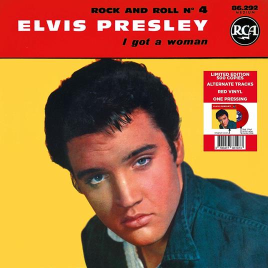 Rock And Roll No. 4 (Red Vinyl) (7") - Vinile 7'' di Elvis Presley