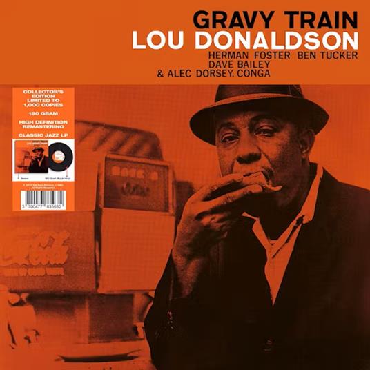 Ravy Train (Limited Black Vinyl 180 gr.) - Vinile LP di Lou Donaldson