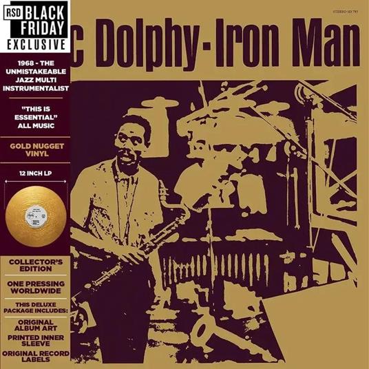 Iron Man (Gold Marble Vinyl) - Vinile LP di Eric Dolphy