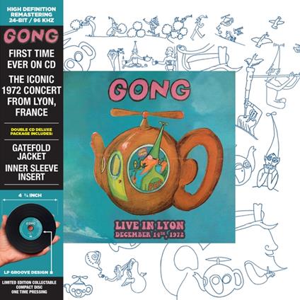 Live In Lyon 1972 - CD Audio di Gong