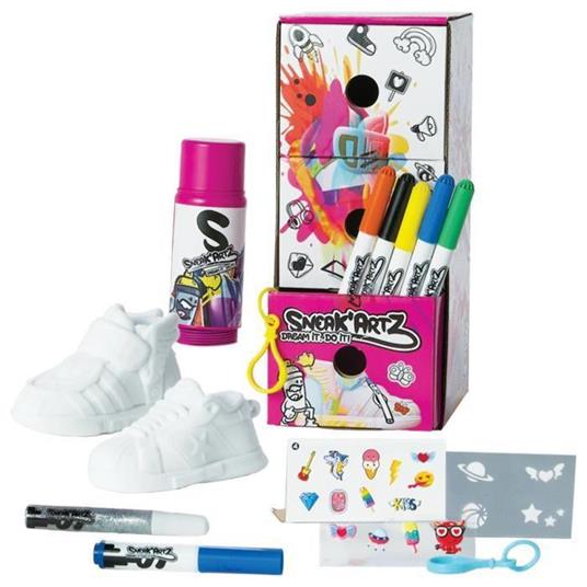 Sneak'Artz Shoebox 2 sneakers da personalizzare + accessori modello random - 2