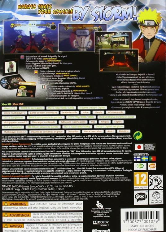 Naruto Shippuden Ult Ninja Storm 2 Coll - X360 - 4