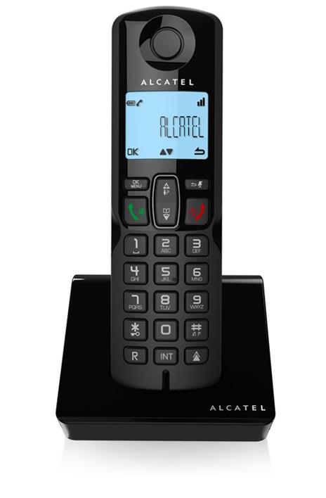 Alcatel S250 Telefono DECT Nero Identificatore di chiamata