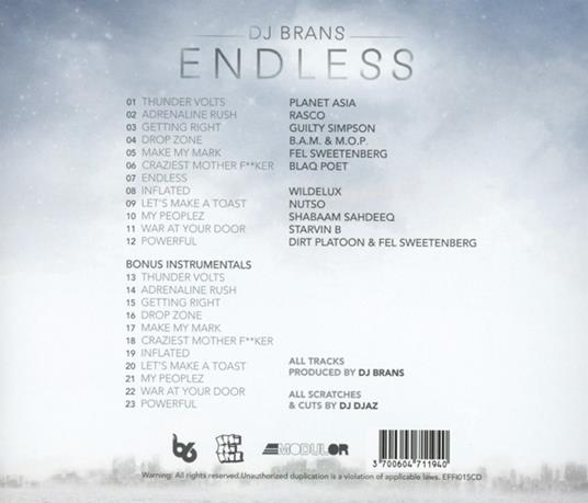 Endless - CD Audio di DJ Brans - 2