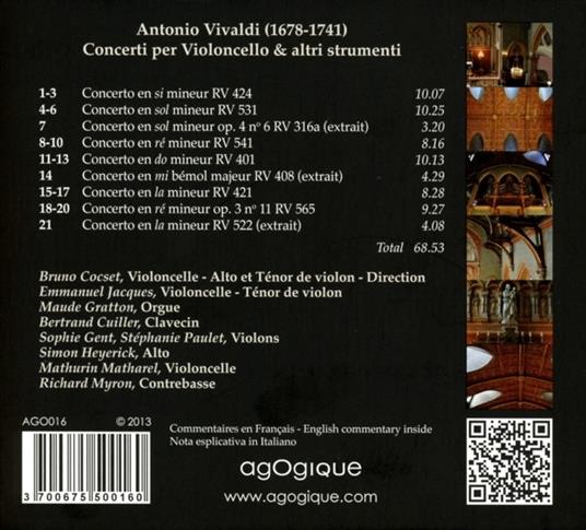 Concerti per violoncello e altri strumenti - CD Audio di Antonio Vivaldi - 2